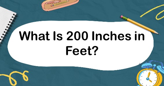 What Is 200 Inches in Feet