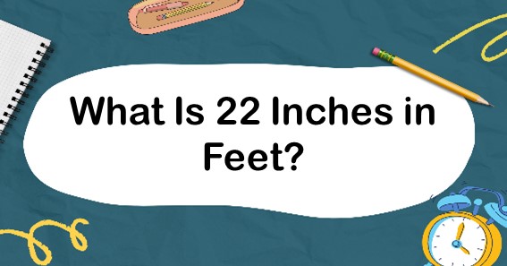 What Is 22 Inches in Feet